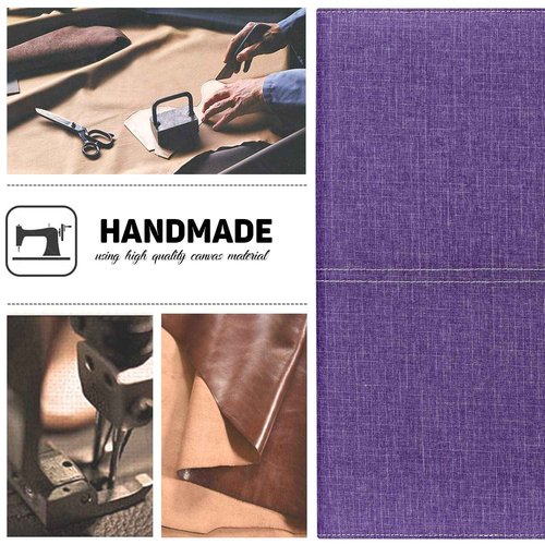 Toplive Padfolio 3 Ring Binder Organizer Business Portfolio Folder for Women, A4/ Letter Size PU Leather Portfolio Padfolio for Interview Conference Presentation, Purple