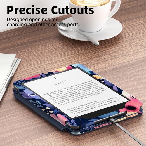 Famavala Slim Foldable Stand Case for 7" inch 2024 with Auto Wake/Sleep, Hand Strap; not fit for Noble Nook (Daisy)