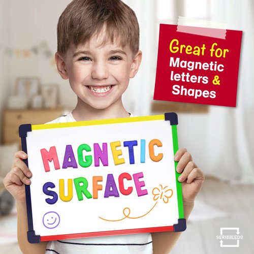 ScribbleDo 10 Pack Magnetic Dry Erase Board for Kids Whiteboard 9”x12” Includes White Board for Writing Learning & Drawing Art Educational Kids Toy