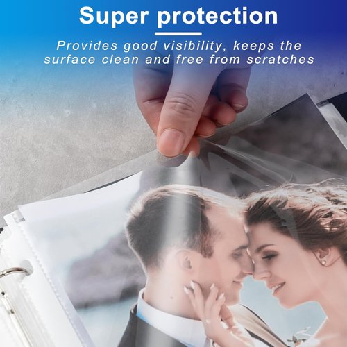 Aegero Clear Sheet Protectors - 130 Pack | 8.5 x 11 Inch Top Loading Page Protectors for Binders