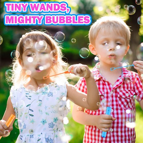 Mini Bubbles Party Favors - 100-300 Pack | Non-Candy Goodie Bag Fillers for Kids' Birthdays & Graduations
