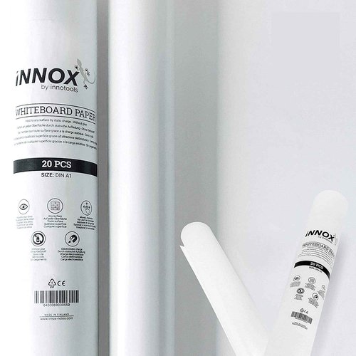 Dry Erase Board Sheets 2x3 Feet | Sticks Any Surface | Reusable White Dry Erase | Classroom & Home Office | 20 Sheets