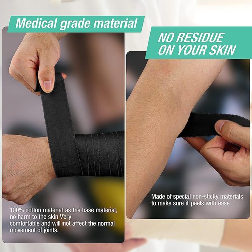 Micropore Patch (60-Pack) - Mouth Tape for Sleeping-Pain Free Removal, Hypoallergenic, Adhesive Cotton Tape,2 Months