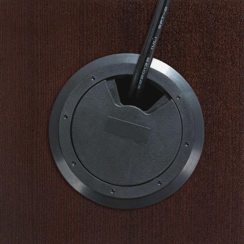 Lorell, LLR18216, Essentials Espresso Laminate Return Shell, 1 Each