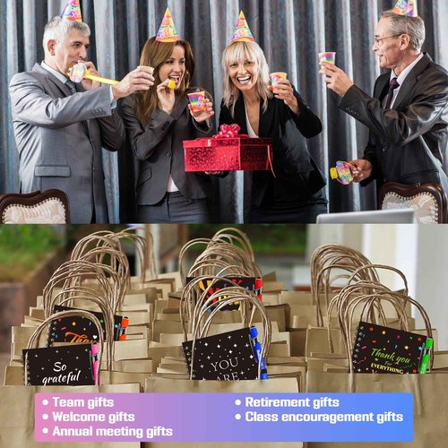 20 Sets Employee Appreciation Gifts Staff Spiral Notebooks Pens Bulk Stylus Cap Team Teachers Thank You Inspiration Journal Coworkers Inspirational Christmas Party Supplies Goodie Bag Stuffers Office