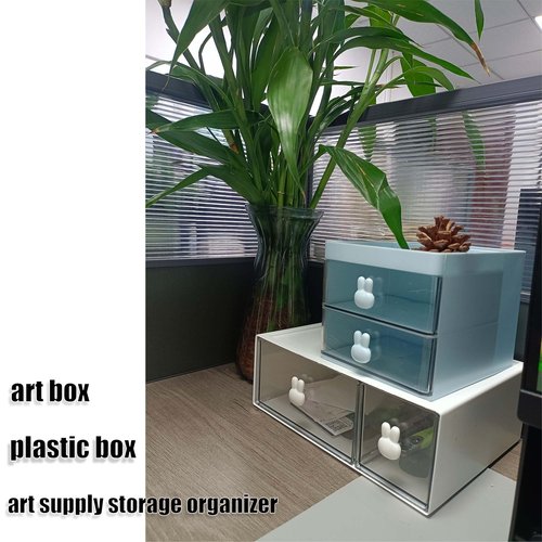 DPYSG_TO Elegant Transparent Acrylic Desk Organizer - Perfect for Office Desk Accessories, Cosmetic Organizer (Pink, L)