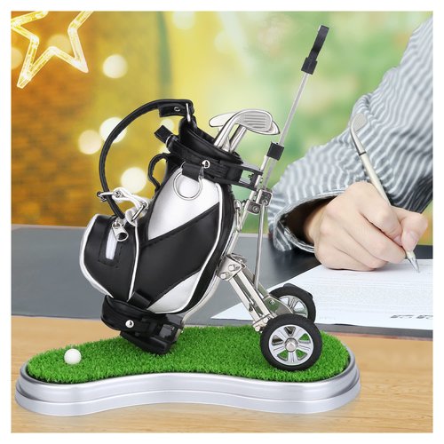 Golf Pen Holder Office Desk Decor Cool Unique Gift - Best Choice for Golf Love