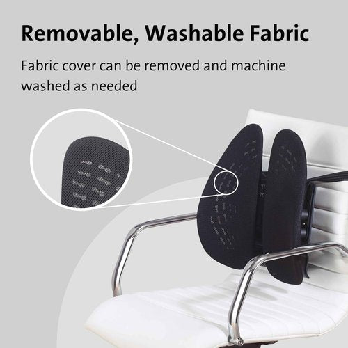 Kensington Smartfit Conform Back Rest (K60412WW),Black