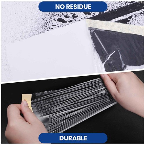 Adhes Pretaped Masking Film Refills, 3 Rolls 2700mm x 17m, Masking Film with Tape for Painting, Spraying & Surface Protection, Compact Paint Shield Refill Rolls for Dispenser Use