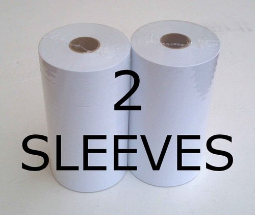 White Labels for Monarch Paxar 1131 Price Gun 2 Sleeves = 16 Rolls