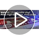 3ft x 5ft Custom Vinyl Banner - Personalized Full Color Sign for Events & Advertising