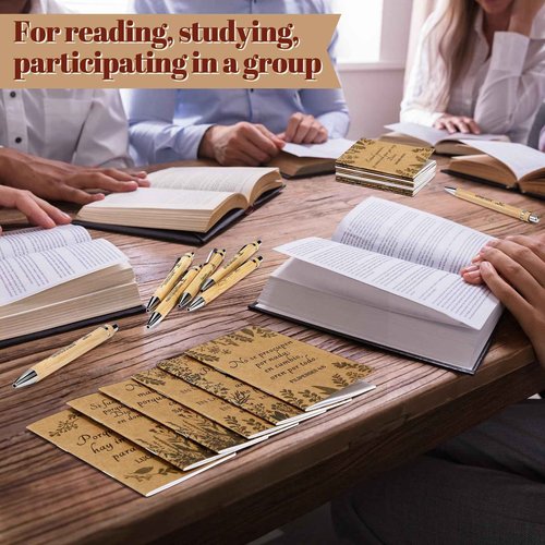 Ctosree 120 Pcs Spanish Christian Notebooks in Bulk with Bible Verse Pen Prayer Scripture Notepad Regalos Cristianos En Español Bible Supplies for Women Sunday School Teacher Pastor's Wife (Dark)