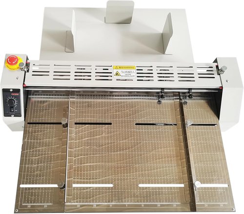 HQHAOTWU Electric Creasing Machine - 25-Inch Paper Creaser with 3000 Pieces/Hour Speed for Cards & Invitations
