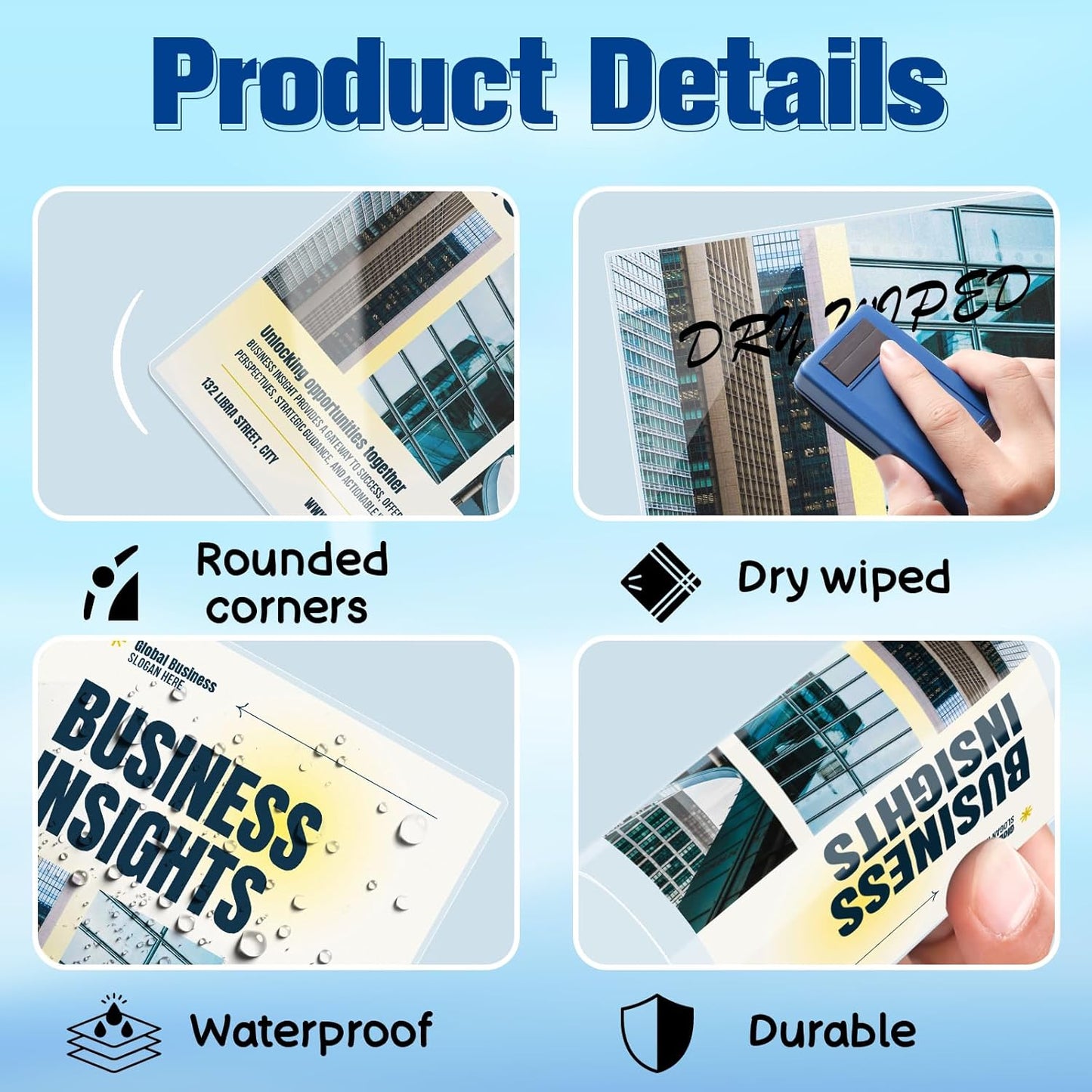 100 Pack Thermal Laminating Pouches - 7 Mil Thick Clear Sheets for 11 x 17 Tabloid | Ideal for Education
