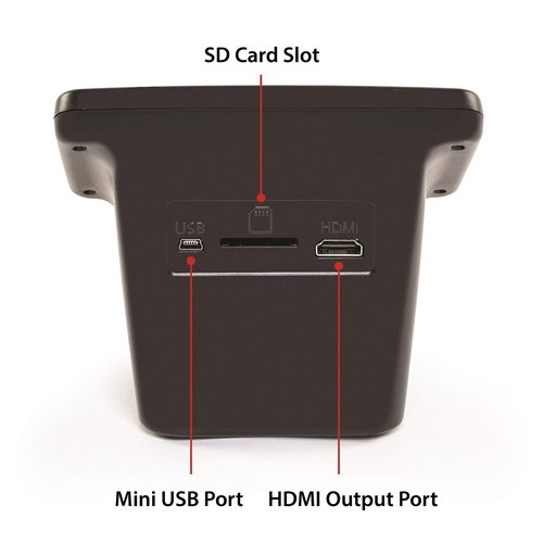 Magnasonic All-in-One 24MP Film Scanner with Large 5" Display & HDMI, Converts 35mm/126/110/Super 8 Film & 135/126/110 Slides into Digital Photos, Built-in Memory with a HDMI Cable