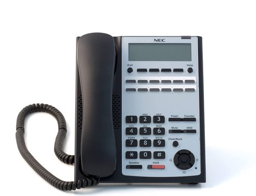 NEC SL1100 1100061 SL1100 12-Button Full-Duplex Tel (Black) (Renewed)