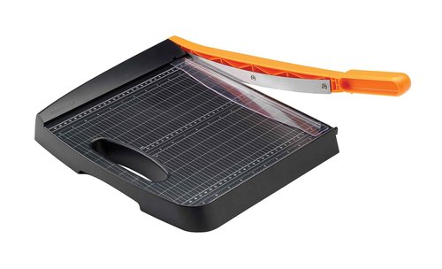 Fiskars Recycled Bypass Paper Trimmer (12") and Replacement Blades (2-Pack) | Paper Cutter Bundle