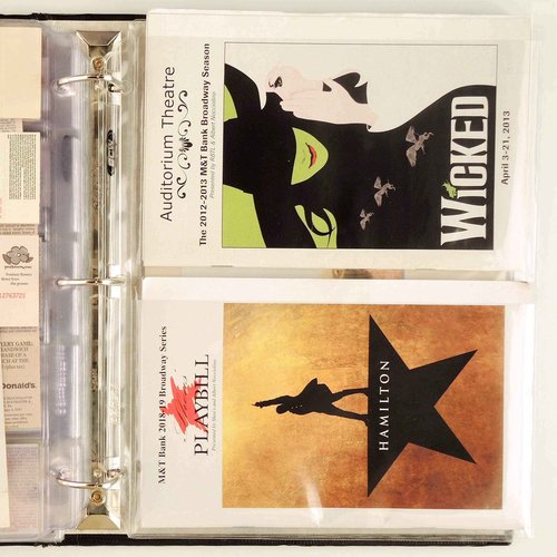 StoreSMART Program & Playbill Binder Page - 2 Pockets per Page - 25-Pack - MC50-PG-25