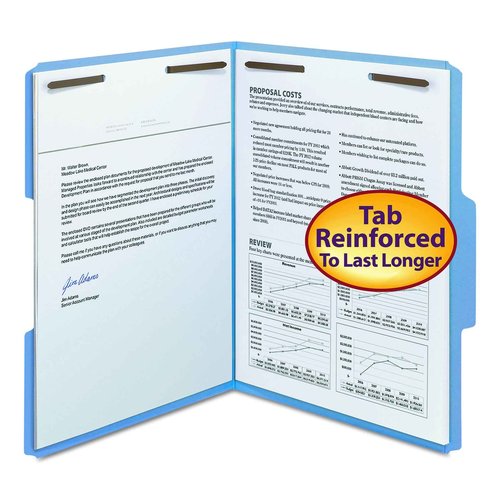 Smead Fastener File Folders (14537) and Smead Fastener File Folders (12040)