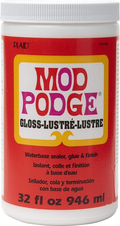 Mod Podge Gloss Sealer - All-in-One Craft Glue & Finish | Quick Dry, Non-Toxic, 32 oz.