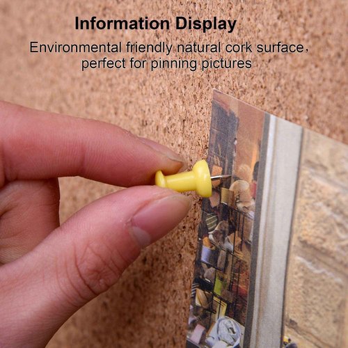 DexBoard 2-Pack 36 x 24 Inch Cork Board Bulletin Notice Board Message Memo Pin Board for Home Office School, Silver Aluminum Frame