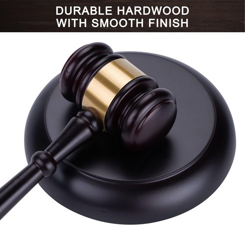 Gavel,Gavel and Block Set Wooden Judge Hammer Gavel Sound Block for Lawyer Judge Auction Sale,Gavel for Meetings Gavel Prop