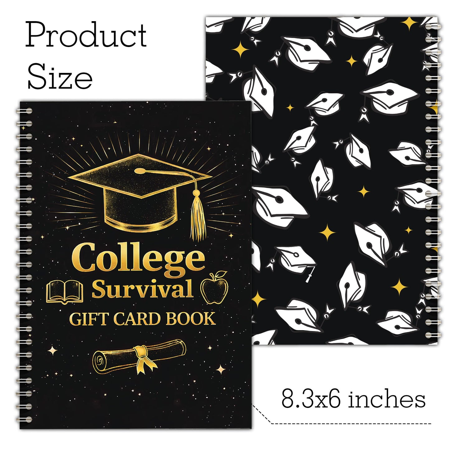 College survival gift card book, College Survival Kit, Graduation College Gift Card Book 2026 open when envelopes fo Graduation college student – Graduation Gifts for High School Survival Gifts Card Booklet Holder Book