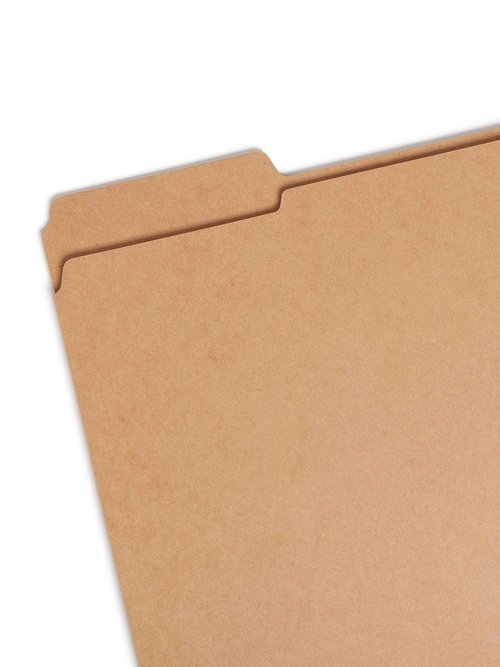 Smead File Folders with Reinforced Tabs, Letter Size, 100 per Box + Smead Interior File Folders, Letter Size, Black, 100 per Box