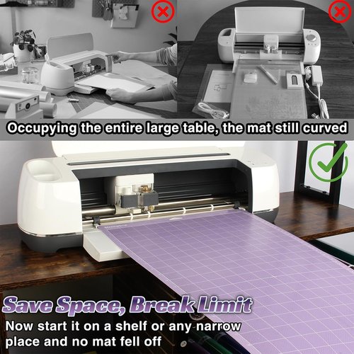 LOPASA Long Extension Tray - Compatible with Cricut Maker 4 & 3 | 12x24 Cutting Mat Holder