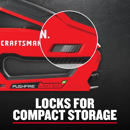 CRAFTSMAN Heavy Duty Reverse Squeeze Stapler - Ergonomic Design for Effortless Stapling