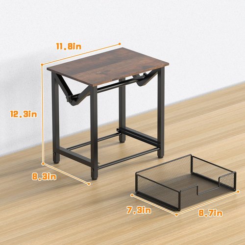 Semohop Label Holder for Rolls and Fan-Fold Labels, Thermal Sticker Holder for Desktop Thermal Printer, Shipping Label Stand Desktop Label Printer Accessory Supplies for Home, Office, Small Business
