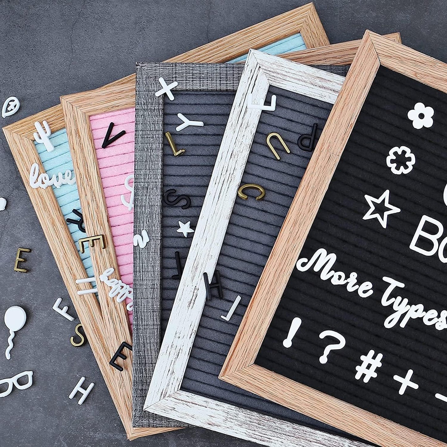 Changeable Felt Letter Board by [Brand Name] - 10x10 Inch with 725 Pre-Cut Letters | Perfect for Classroom Decor