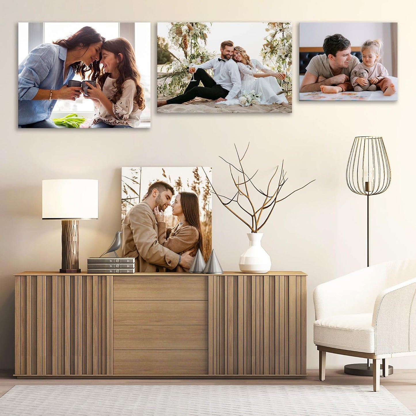 Cara Nonna Custom Canvas Prints - Personalized Photo Wall Art | Framed 11x14 for Home Decor