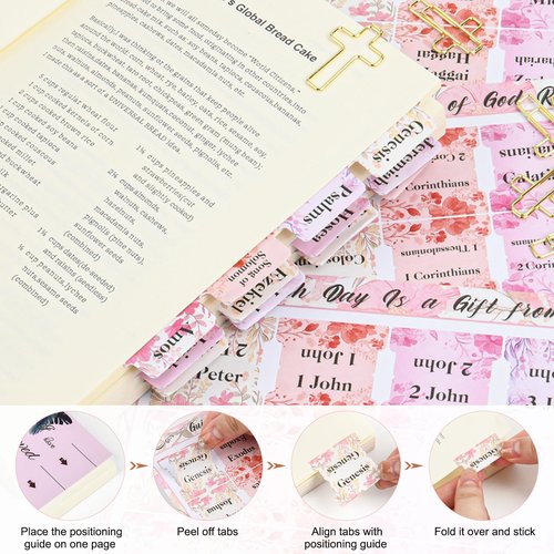 Bible Cover Case for Women Large Bible Cover Bag Bible Study Supplies Bible Journaling Kit Book Carrying Case with Bible Highlighters Christian Gifts for Women