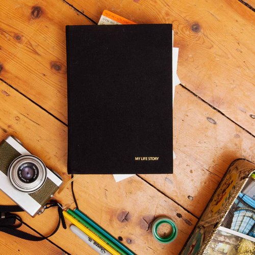 Suck UK Our Life Story Journal 100 Year Diary Journal Notebook Create Your Own Baby Book Diary & Christening Gifts For Boys & Girls Personalized Scrapbook & Engagement Gifts Blank Memory Book