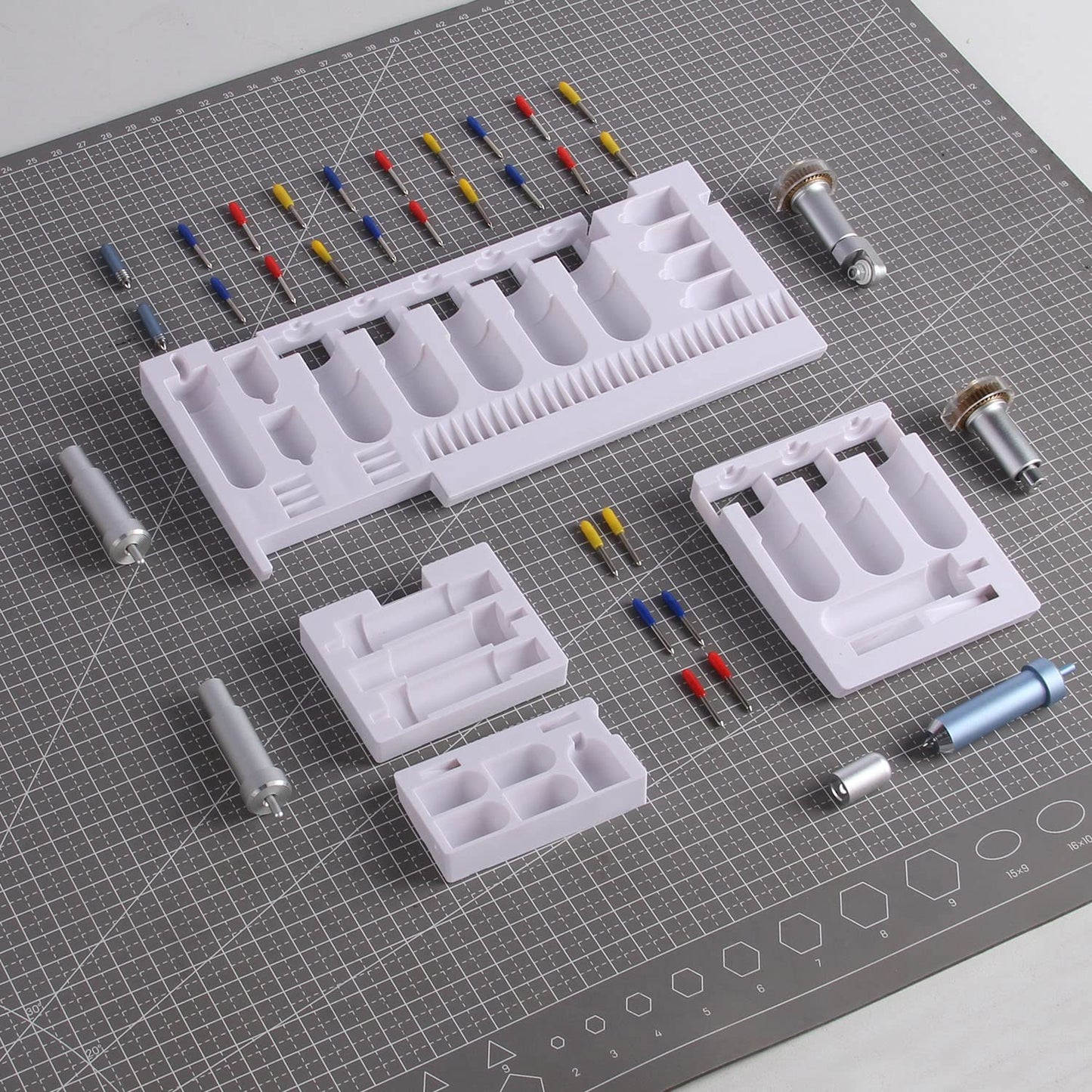 LOPASA Tool Organizer Compatible with Cricut Maker 4,3, Blade Storage Accessories and Supplies for Cutting, Cutting Machine Accessories Organization and Storage, Knife Blade Housing Organizer