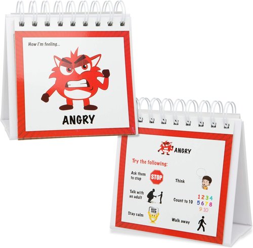 Monster Flipbook - Original Mood Flipbook for Kids | 20 Emotions to Help Identify Feelings