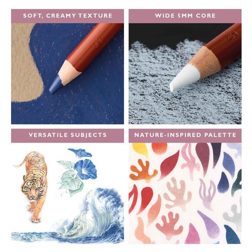 Derwent Colored Drawing Pencils, Metal Tin, 24 Count (0700672)