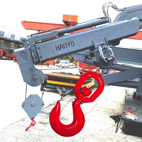 5 Ton Swivel Lifting Hook - Heavy Duty Crane Hook with Safety Latch | 11000 lbs Capacity