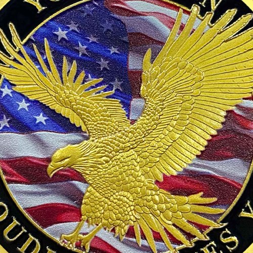 AtSKnSK 50 PCS Military Challenge Coin Thank You for Your Service (50)