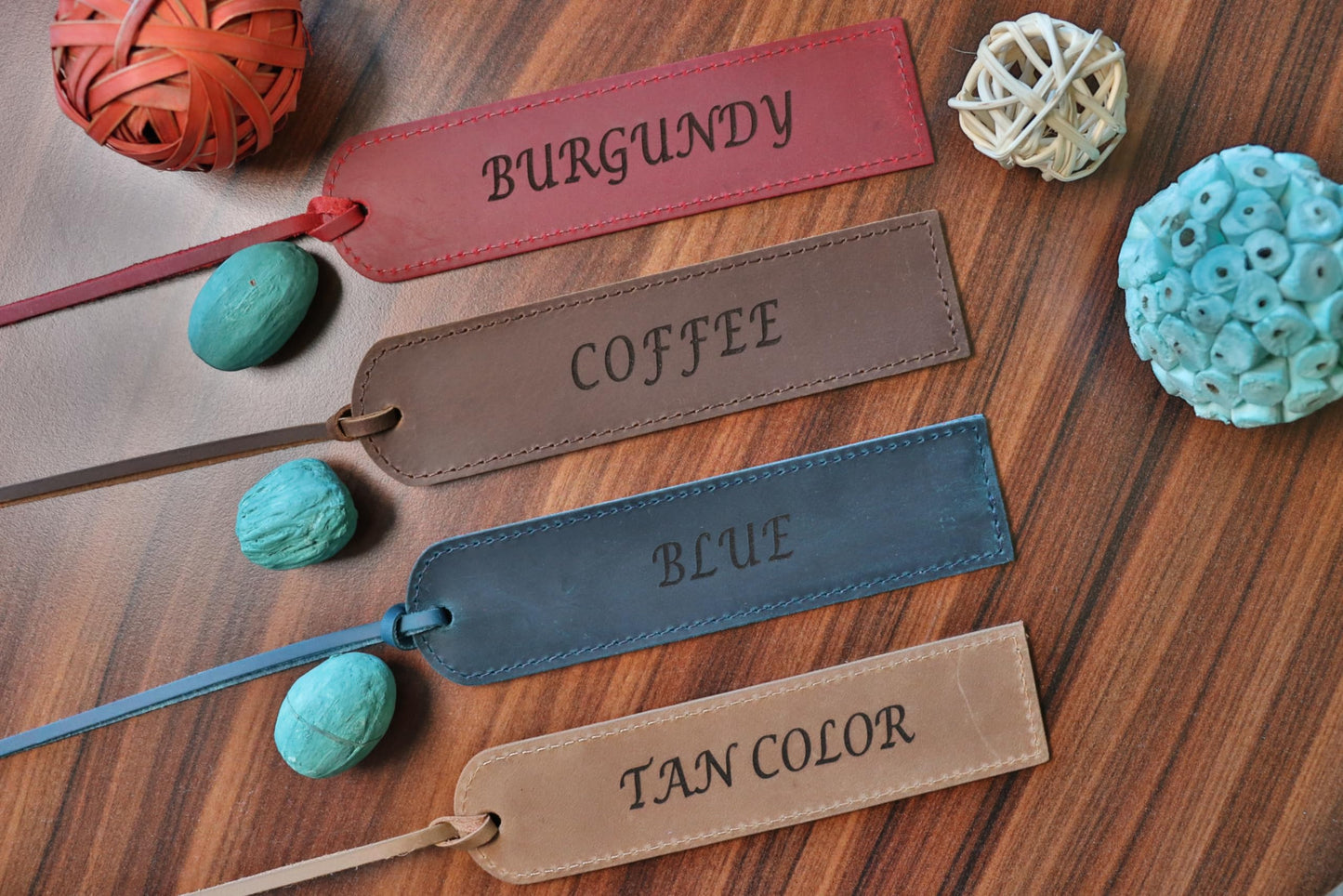 Personalized Leather Bookmark, Custom, BOOKWORM GIFT, for Her, for Him, Teacher, Book Lover