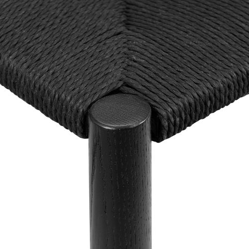 POLY & BARK Hamm Counter Stool in Pitch Black
