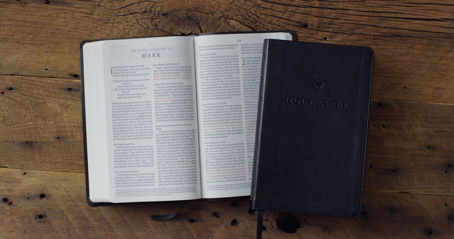 ESV Premium Church Bible, Large Print, Red Letter (TruTone, Black): Holy Bible, English Standard Version