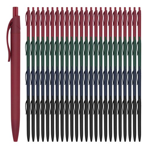 deegtran Pens Bulk, 200 Pack No Bleed Black Pens, Retractable Ballpoint Pens, Medium Point, Smooth Ink Pens, 1.0MM Black Ink
