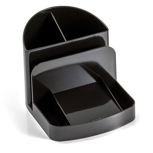Officemate Deluxe Desk Organizer, Black, 1 Organizer (21552)