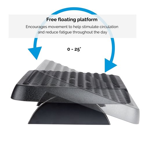 Fellowes Back Support and Foot Rest Bundle