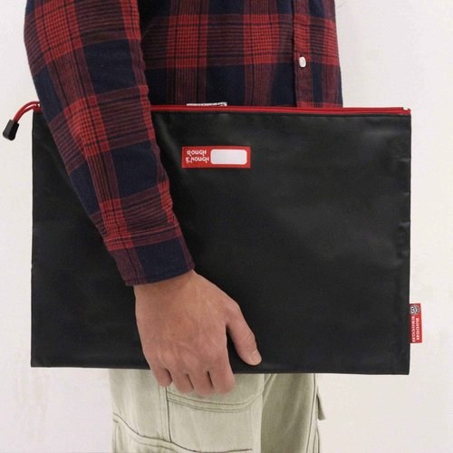 Rough Enough Expanding File Folder and Legal Size Document Folder with Zipper Water Resistant Bundle Set