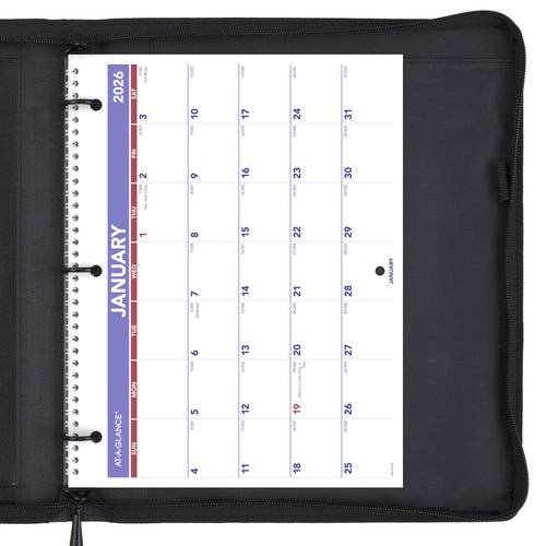 AT-A-GLANCE 2026 Wall Calendar, 8.5" x 11", Small, Unruled Blocks, Monthly (PM1702826)