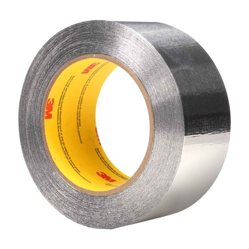 3M Aluminum Foil Tape 34383, Silver, 2 in x 60 yd, 4.5 mil