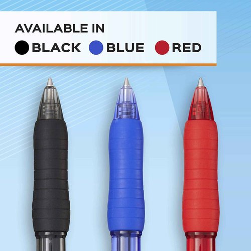 Paper Mate Gel Pen Profile Retractable Pen 0.7mm Blue 36 Count